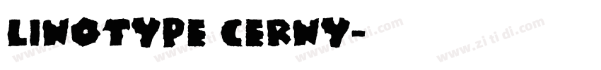 Linotype Cerny字体转换